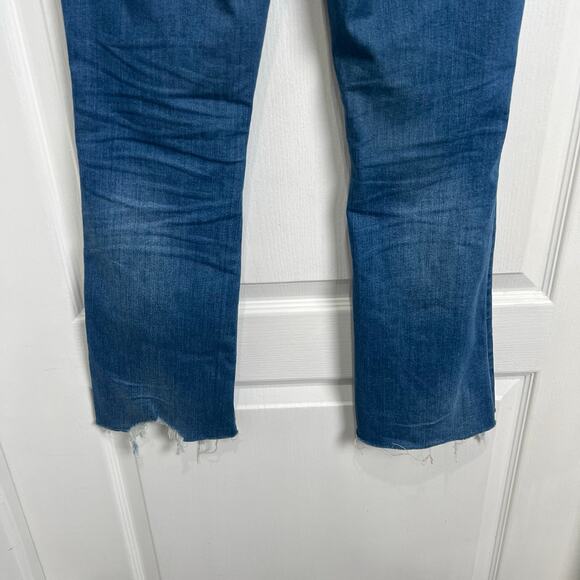 Madewell Cali Demi-Boot Jeans in Bronson Wash: Button-Front Edition Women's 26 - Picture 7 of 11